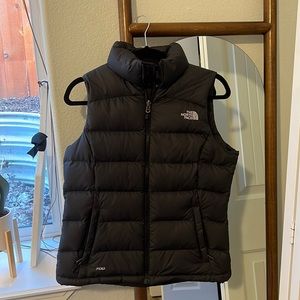 Womens North Face Black Puffer Vest